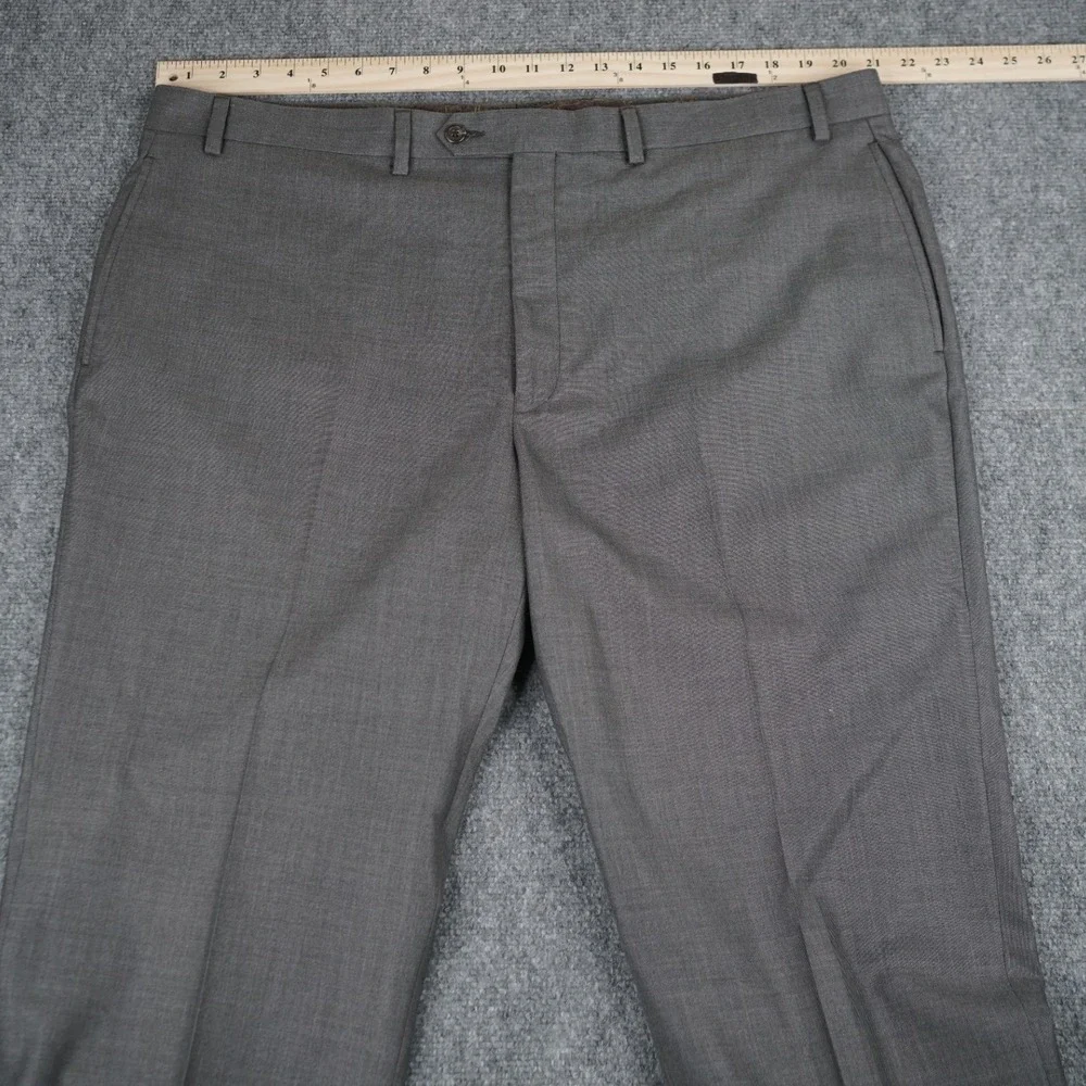 Lauren Ralph Lauren Dress Pants Mens 42x32‎ Gray Flat Front Classic Trousers